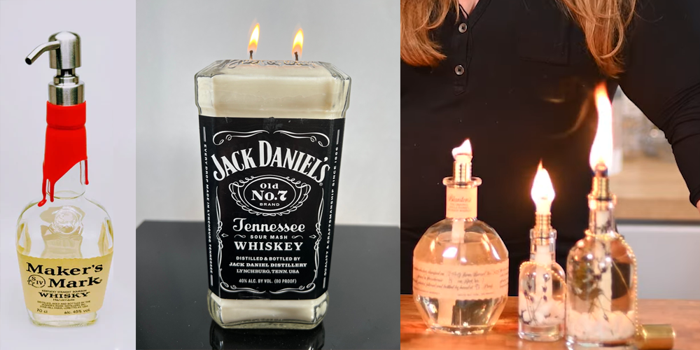 What to Do With Empty Whiskey Bottles: 8 DIY Projects