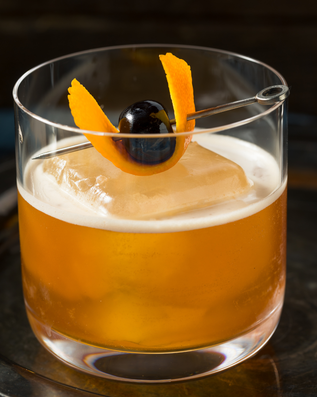 cocktails for fall - old fashioned