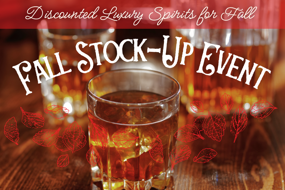 Served Neat Fall Stock-Up Event: October 3-5